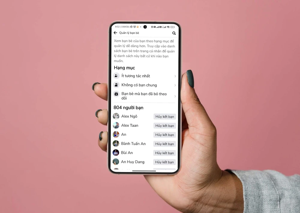 Cách xóa bạn bè ít tương tác trên Facebook mà không cần cài đặt công cụ của bên thứ ba.