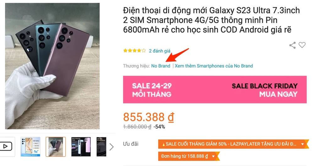 Đặt tên sản phẩm gây nhầm lẫn có thể xem là hành vi đánh lừa. Ảnh: TIỂU MINH