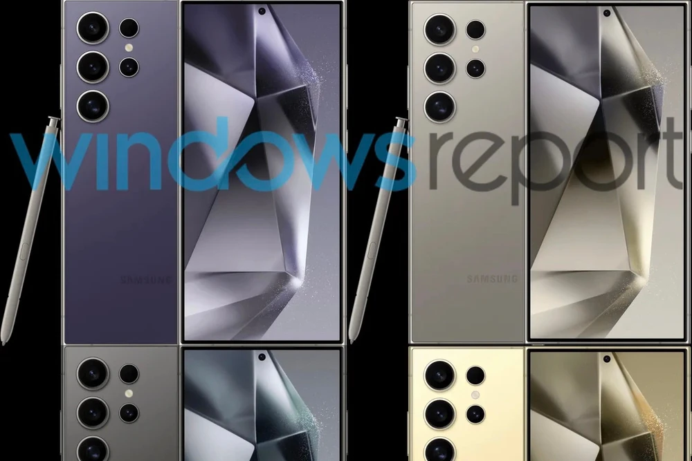 Tin công nghệ 2-12: Galaxy S24 Ultra sẽ có màn hình phẳng hơn. Ảnh: Windows Report