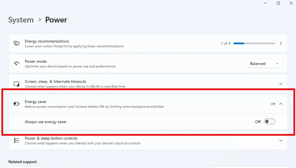Tin công nghệ 2-12: Bật tính năng tiết kiệm pin trên Windows 11.