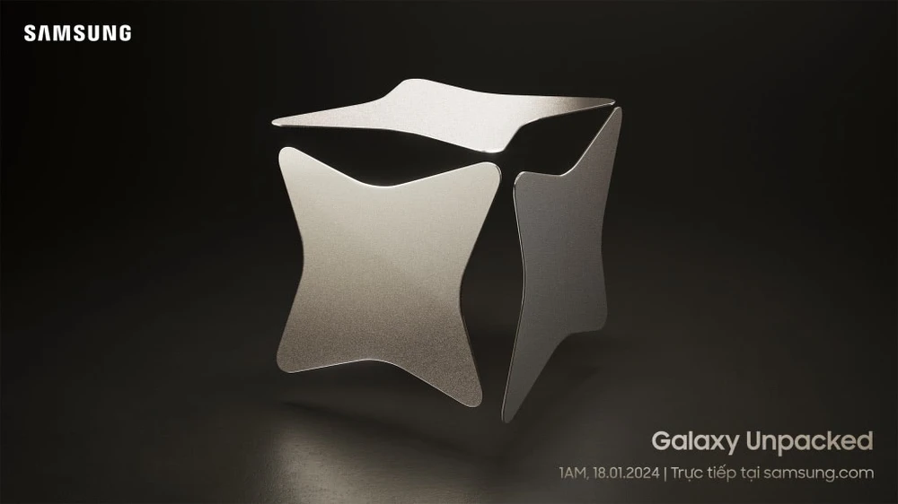 Samsung hé lộ thư mời sự kiện Unpacked, ra mắt Galaxy S24. Ảnh: Samsung