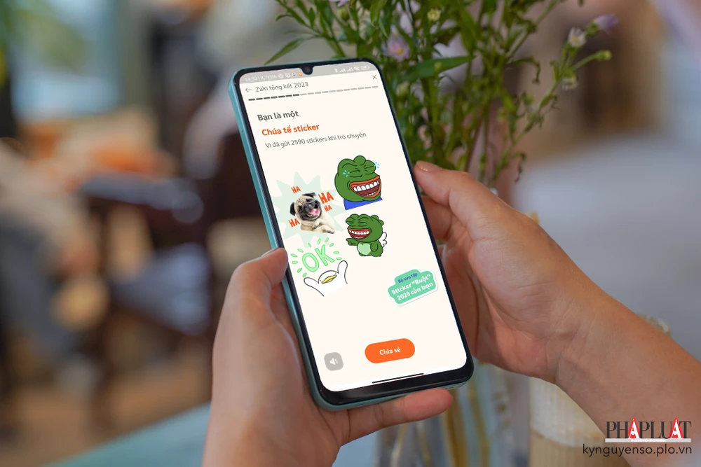 Tổng kết những dấu ấn đặc sắc trong năm 2023 trên Zalo. Ảnh: MINH HOÀNG