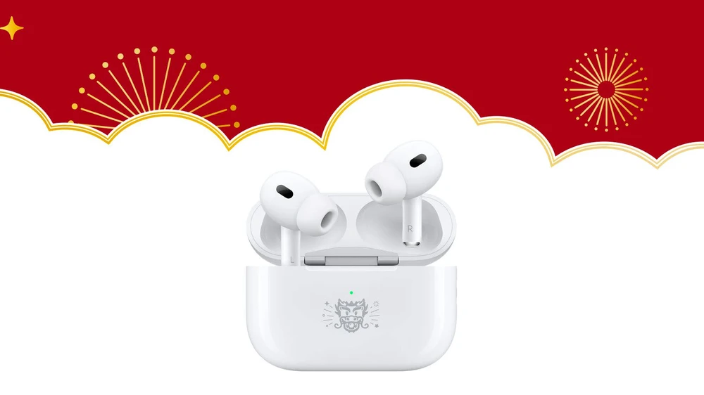 Tin công nghệ 18-1: AirPods Pro 2 phiên bản giới hạn hình con rồng. Ảnh: Apple