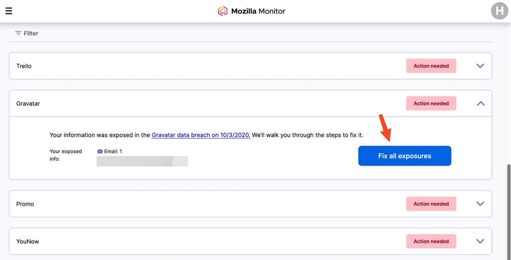 Cách kiểm tra mật khẩu của bạn có bị lộ hay không bằng Firefox Monitor. Ảnh: MINH HOÀNG