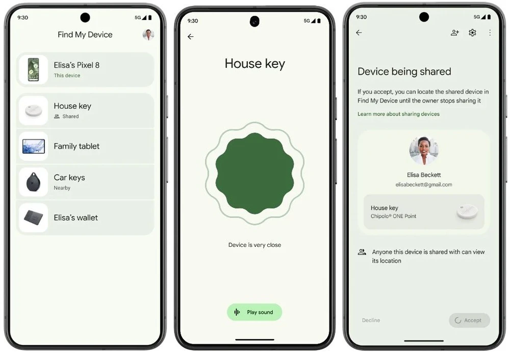 Tin công nghệ 9-4: Google cải tiến tính năng Find My Device. Ảnh: Google