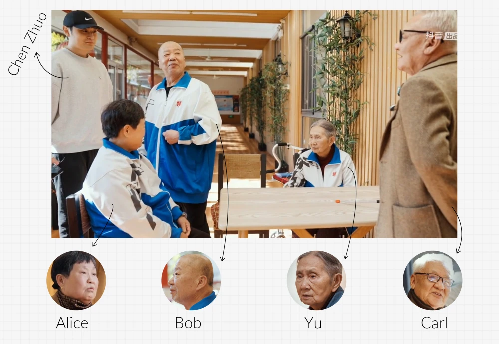 Các diễn viên được gọi bằng tên tiếng Anh thân mật. Ảnh: Sixth Tone