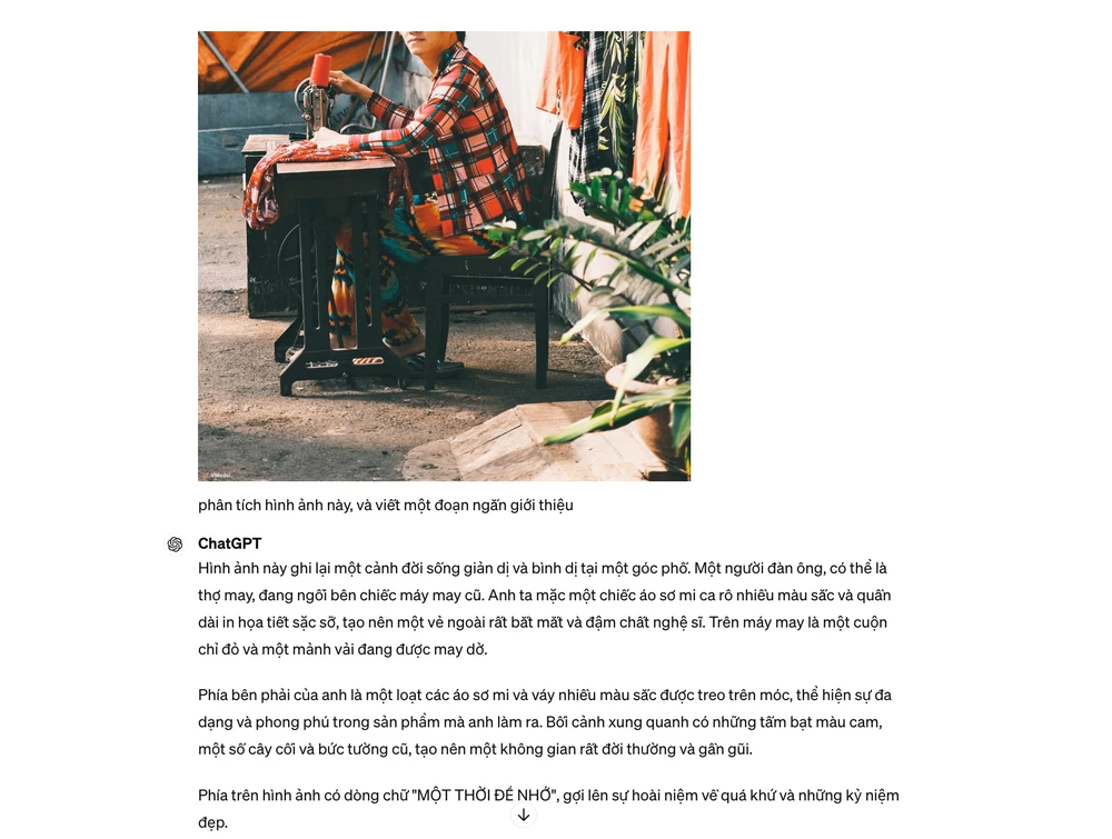 OpenAI GPT-4o có khả năng xử lý hình ảnh, âm thanh và văn bản. Ảnh: TIỂU MINH