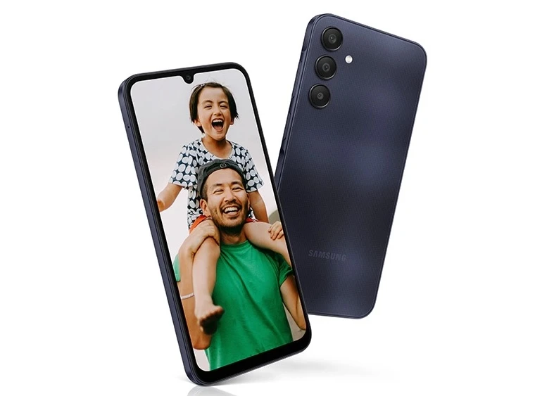 Samsung Galaxy A25 5G có thiết kế đơn giản với 3 camera ở mặt sau