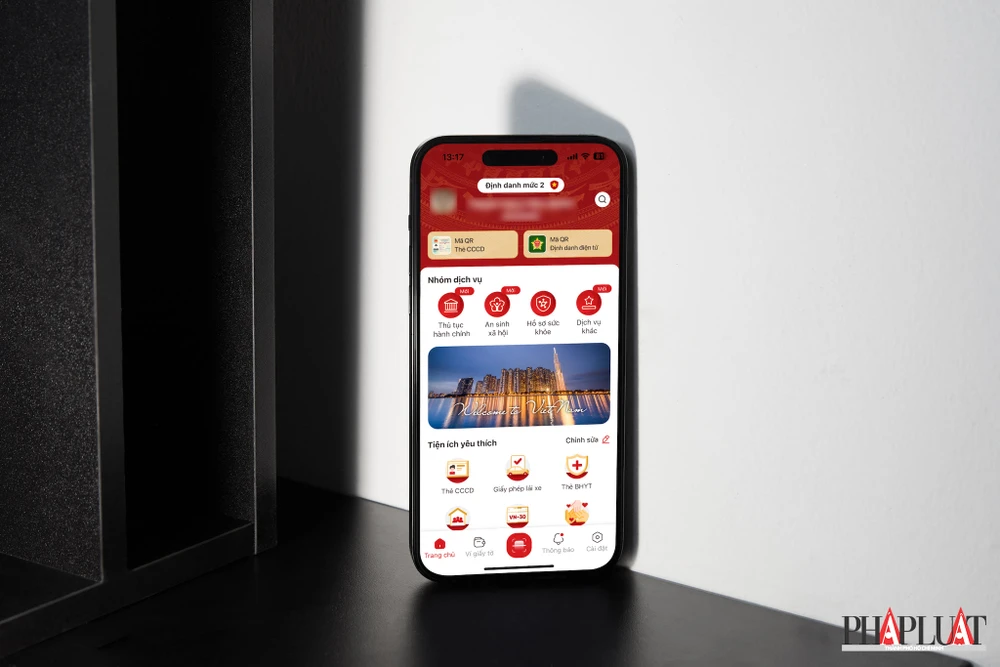 Ứng dụng VNeID 2.1.6 cung cấp nhiều tiện ích và dịch vụ cần thiết. Ảnh: TIỂU MINH