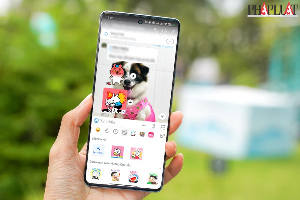 Cách tạo sticker không đụng hàng bằng AI. Ảnh: MINH HOÀNG