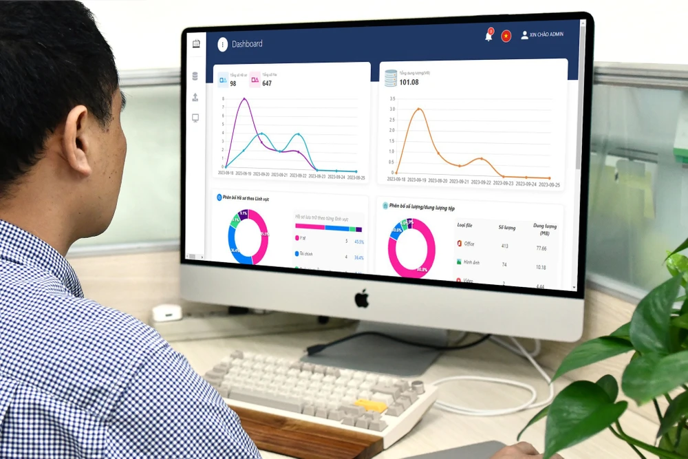 Sử dụng VNPT eDiG số hóa hồ sơ giấy.