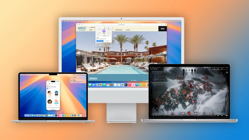 Apple trình diễn các tính năng mới trên máy Mac và iPhone chạy iOS 18 beta. Ảnh: Apple