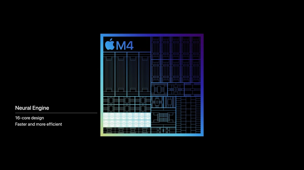 Neural Engine trên chip M4. Ảnh: Apple