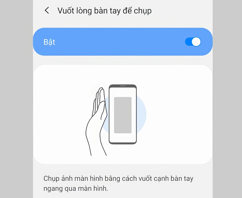 Cách chụp màn hình Samsung.