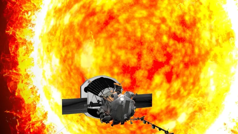 Tin công nghệ 18-7: Tàu thăm dò Parker Solar Probe trên mặt trời. Ảnh: Muratart/Adobe