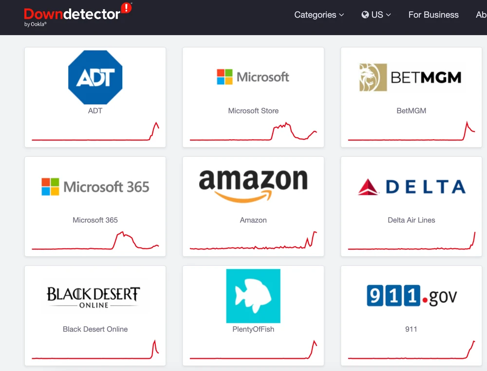 Một số dịch vụ trên thế giới đang bị gián đoạn. Ảnh: TIỂU MINH