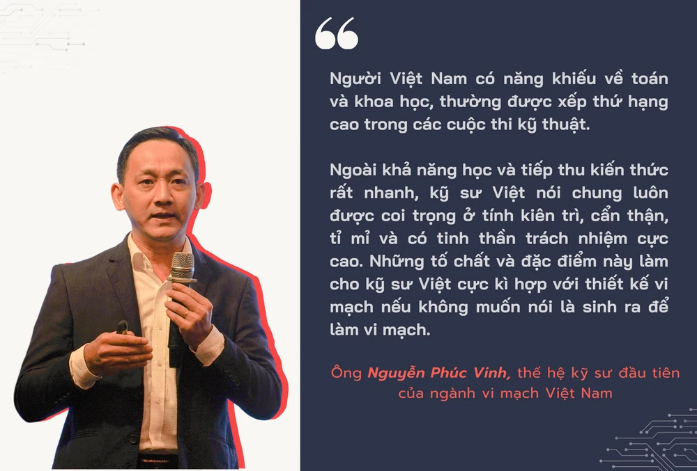 ông nguyễn phúc vinh, kỹ sư bán dẫn thế hệ đầu tại Việt Nam