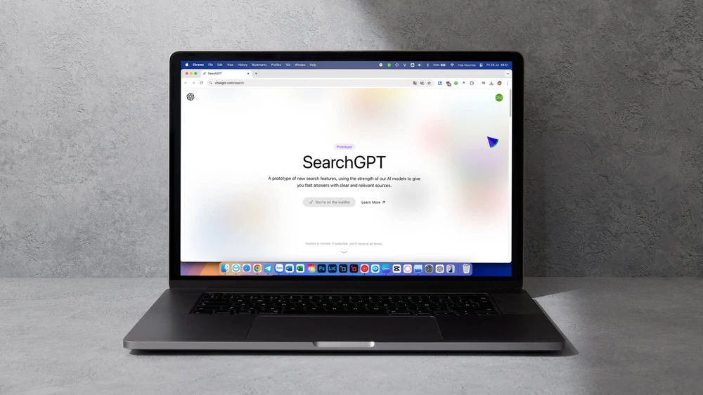 OpenAI ra mắt công cụ tìm kiếm SearchGPT để cạnh tranh với Google. Ảnh: TIỂU MINH