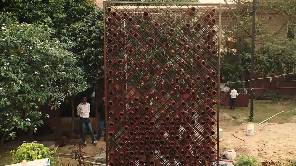 Độc đáo công nghệ làm mát ngôi nhà bằng hơi nước. Ảnh: Ant Studio/UN Environment Programme