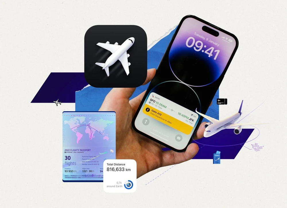 Tin công nghệ 7-8: Cách kiểm tra chuyến bay có bị chậm trễ không.