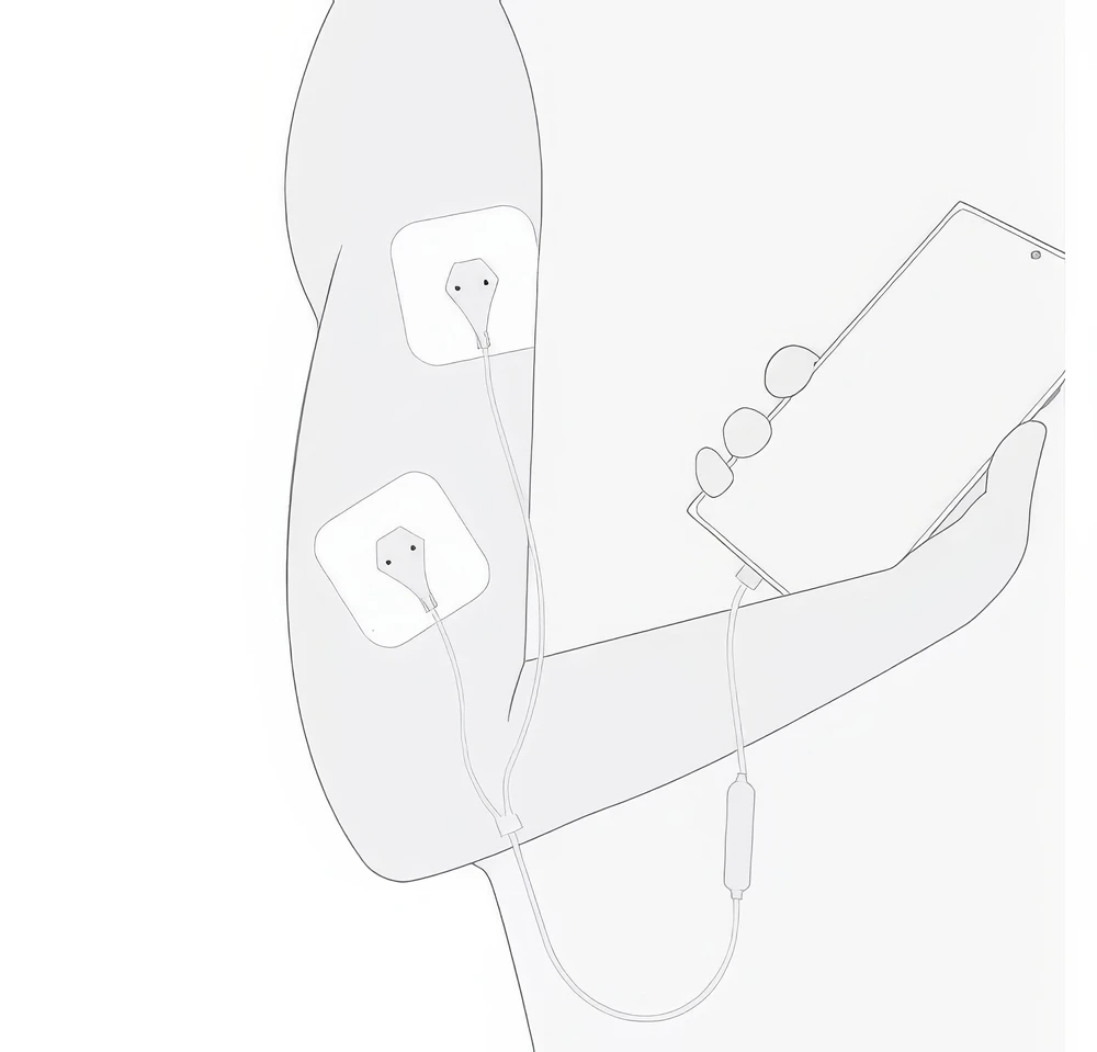 Người dùng không nên sử dụng máy massage EMS với điện thoại Samsung. Ảnh: Samsung