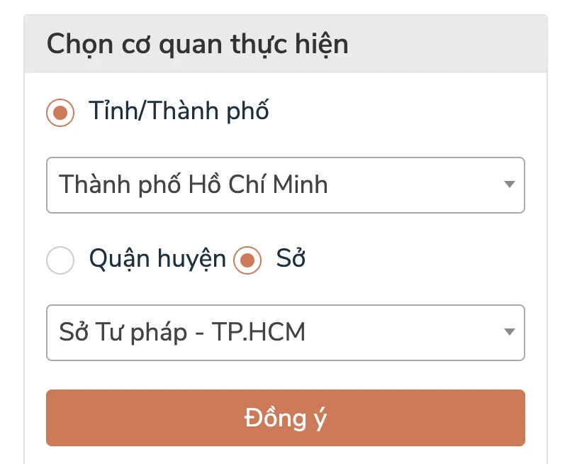 Đăng ký làm phiếu lý lịch tư pháp online tại TP.HCM. Ảnh: MINH HOÀNG