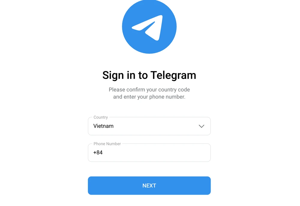 Trang web giả mạo nhằm đánh cắp tài khoản Telegram. Ảnh: TIỂU MINH