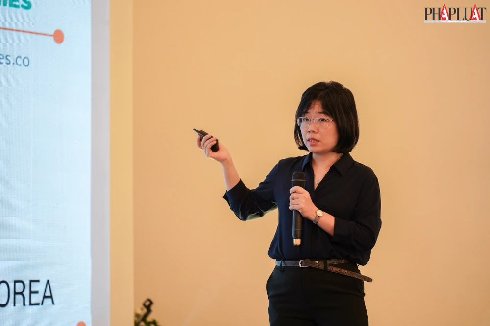 Bà Đào Thị Hồng Lê, Giám đốc Tokyo Tech Lab Việt Nam. Ảnh: TIỂU MINH