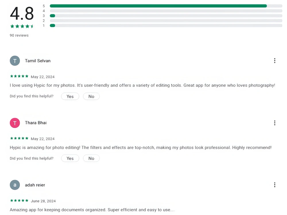 Đánh giá giả mạo trên ứng dụng WalletCollect giả mạo. Ảnh: Check Point Research