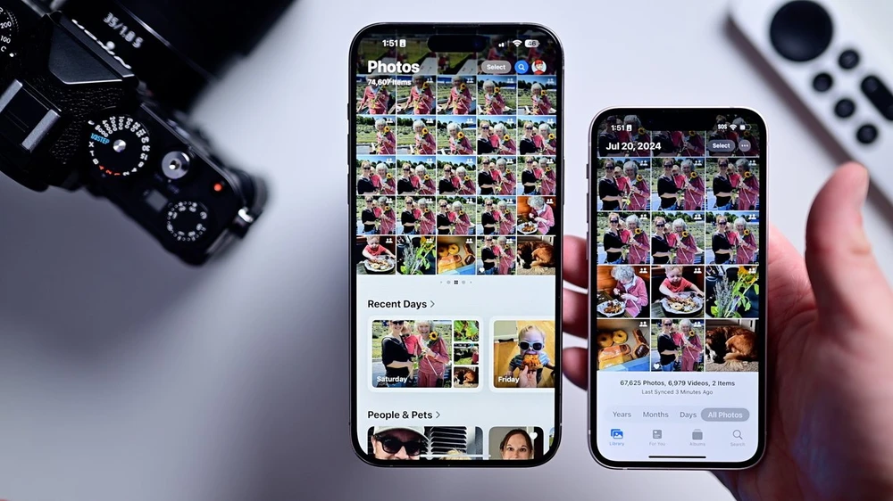 Ứng dụng ảnh sắp xếp không rõ ràng. Ảnh: Apple Insider