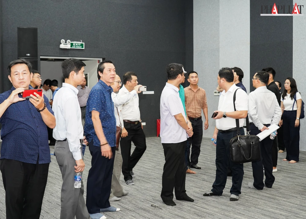 Hội trường lầu 2 nơi tổ chức các sự kiện, hội họp, cuộc thi với hơn 200 chỗ ngồi. Ảnh: MINH HOÀNG