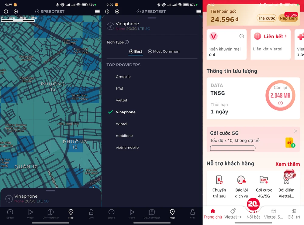 Cách kiểm tra khu vực nào có sóng 5G mới nhất năm 2024. Ảnh: MINH HOÀNG