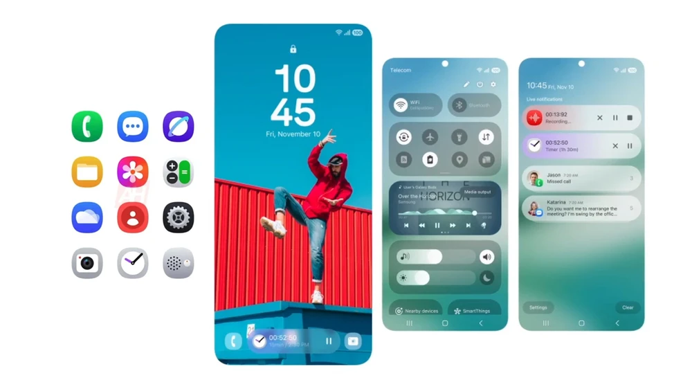 Người dùng đã có thể trải nghiệm One UI 7 beta.