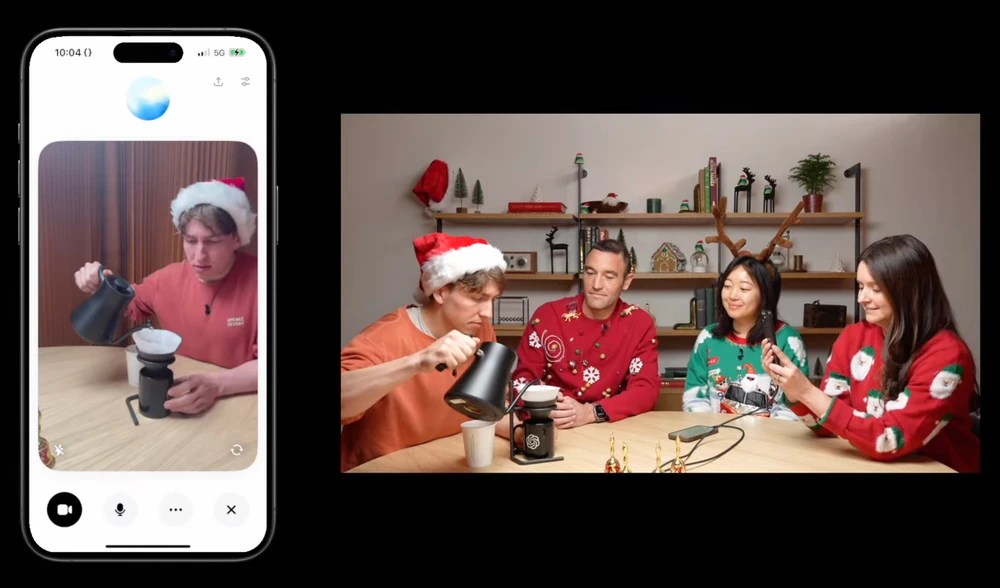 Tin công nghệ 13-12: ChatGPT có thể hiểu và phản hồi thông qua camera theo thời gian thực. Ảnh: OpenAI