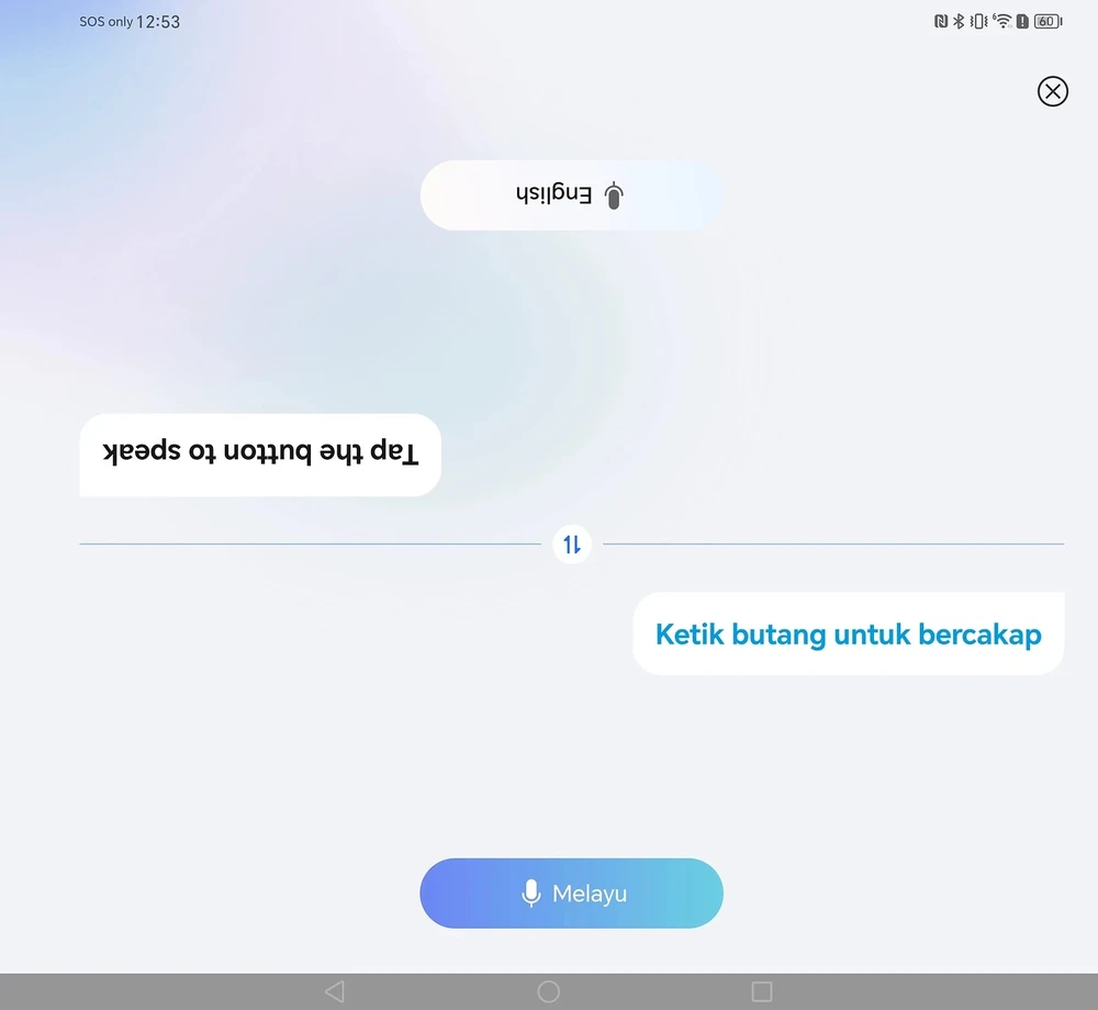 Dịch thuật văn bản trực tiếp trên điện thoại.