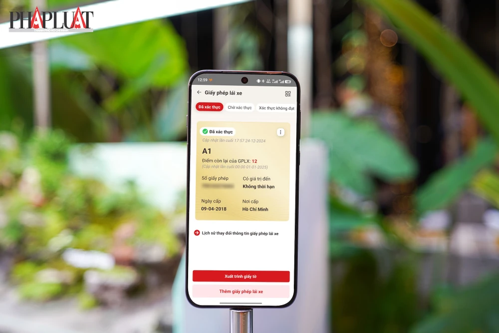 Ứng dụng VNeID 2.1.14 được bổ sung hàng loạt tính năng mới. Ảnh: MINH HOÀNG