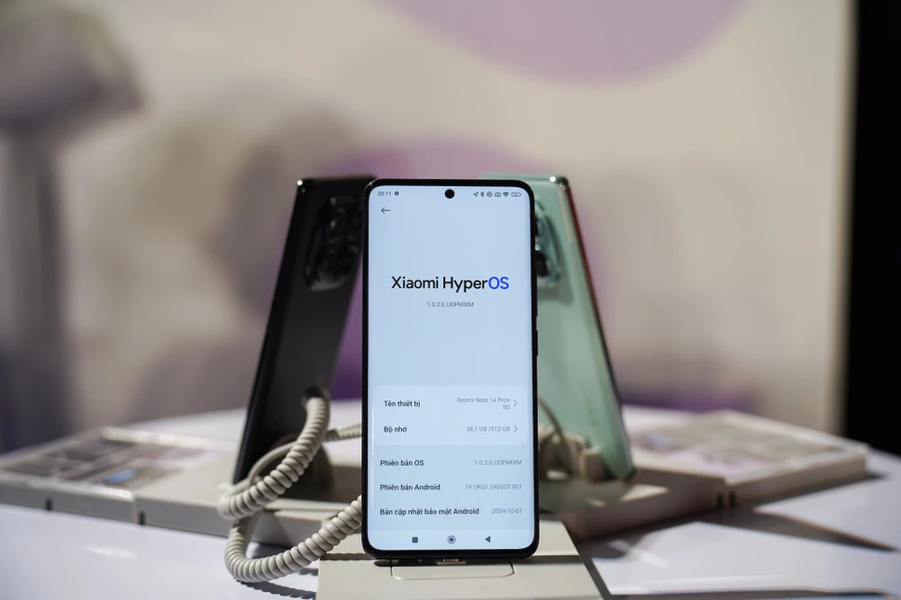 Dòng Redmi Note 14 nổi bật với camera AI, thiết kế bền bỉ. Ảnh: TIỂU MINH