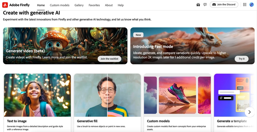 Công cụ AI Firefly của Adobe vừa được bổ sung loạt tính năng mới. Ảnh: TIỂU MINH