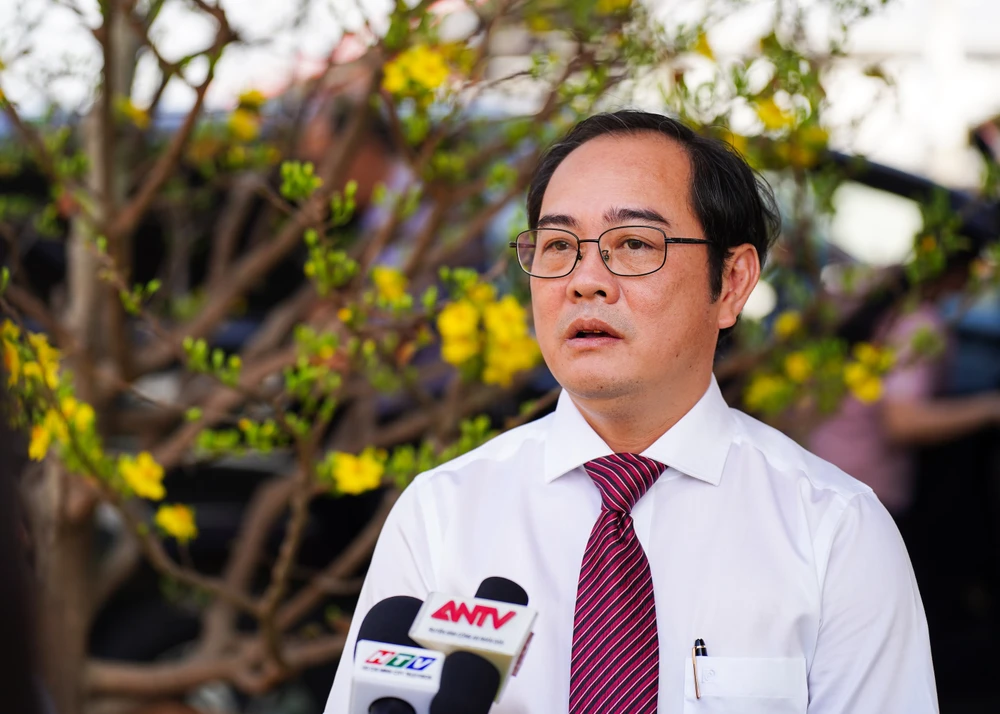 Ông Huỳnh Cao Cường, Phó Chủ tịch UBND huyện Bình Chánh. Ảnh: MINH HOÀNG