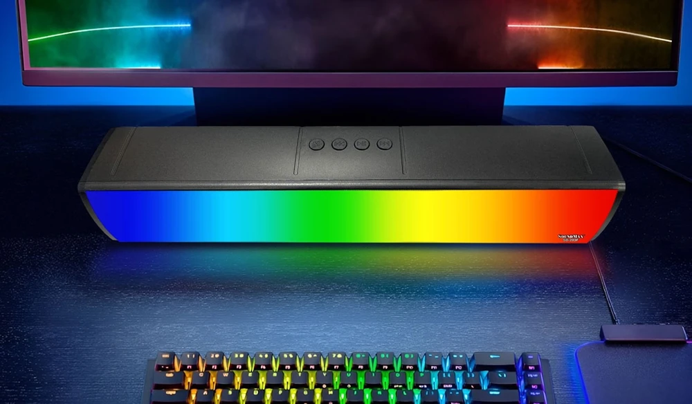 Loa soundbar mới SB-203F có thiết kế đẹp mắt.