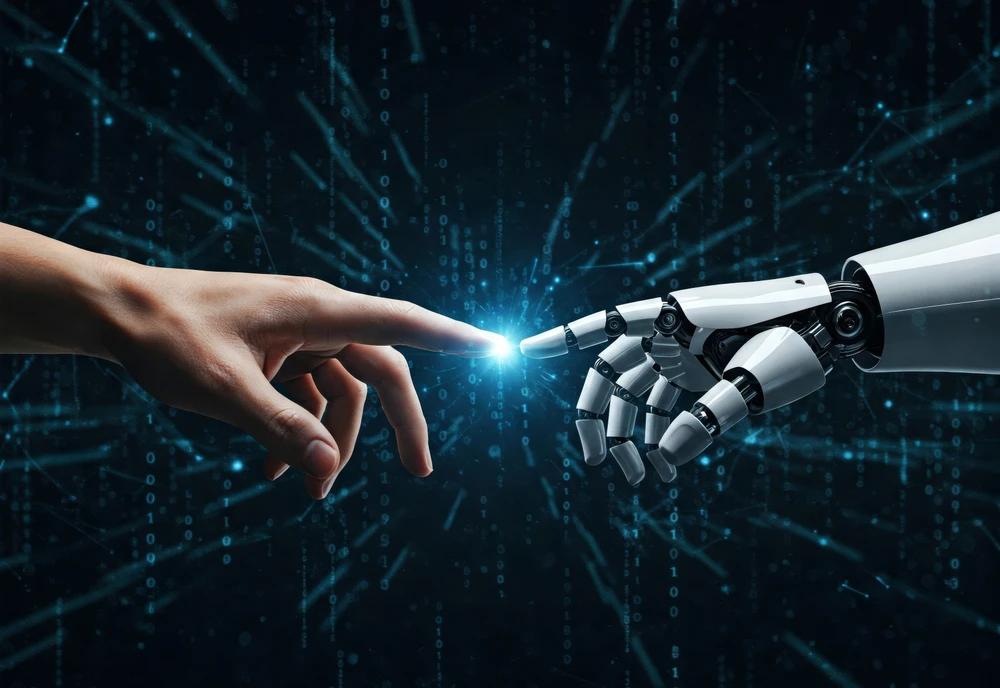 AI có thể khiến chúng ta kém thông minh không? Ảnh: AI