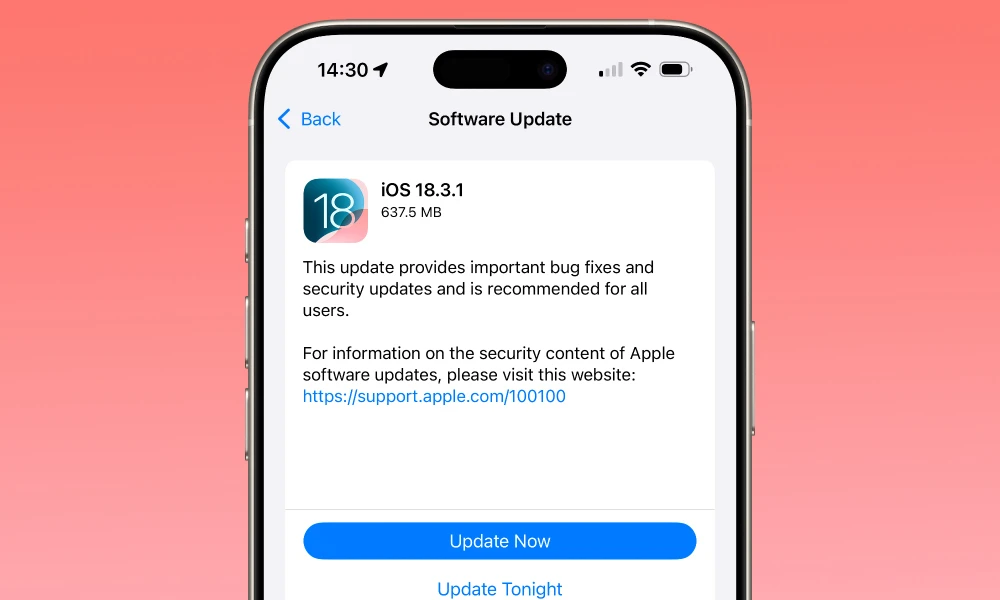 Người dùng iPhone cần cập nhật iOS 18.3.1 ngay lập tức.