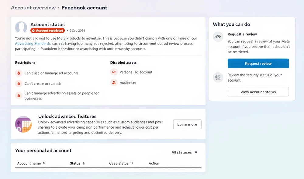 Trang web giả mạo nhằm thu thập thông tin tài khoản Facebook của nạn nhân. Ảnh: Check Point