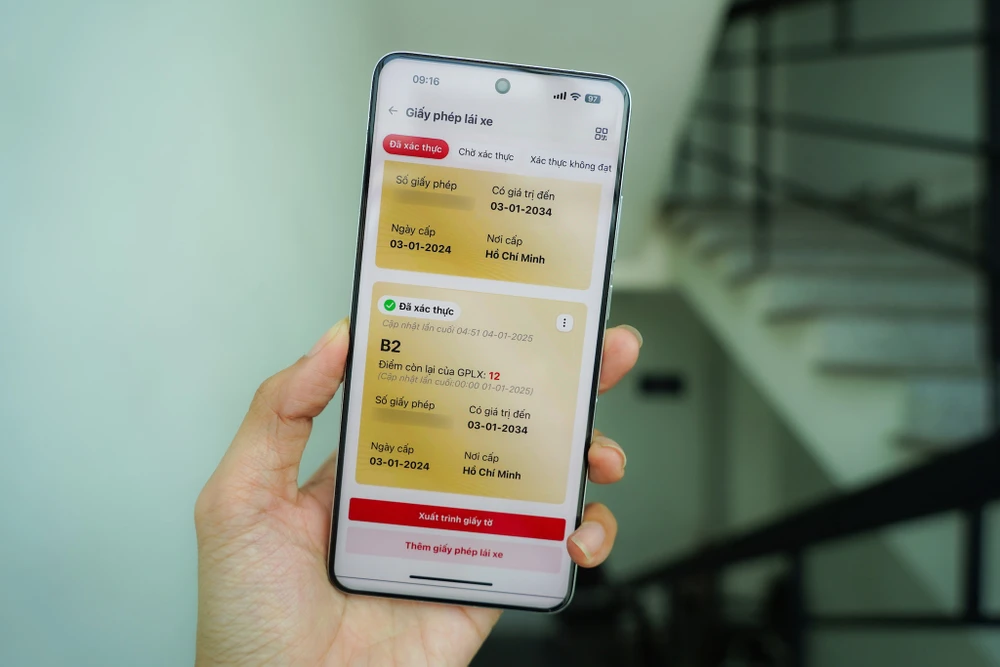 Cách đổi GPLX online ngay tại nhà. Ảnh: MINH HOÀNG