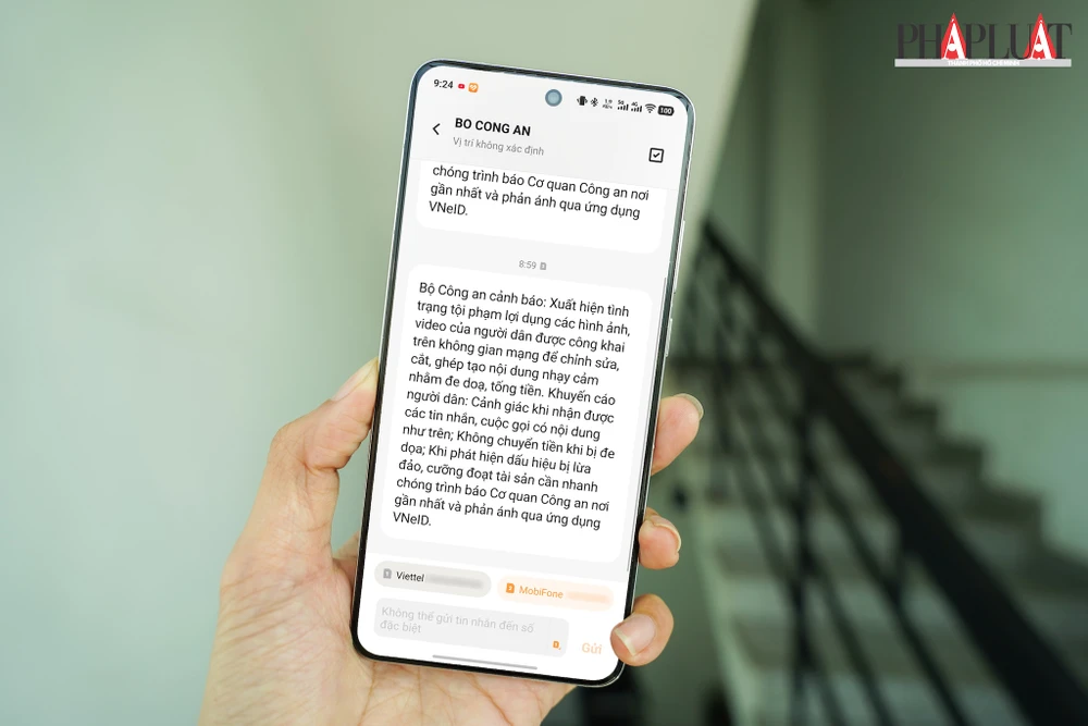 Bộ Công an cảnh báo tình trạng lừa đảo bằng hình ảnh, video giả mạo. Ảnh: TIỂU MINH