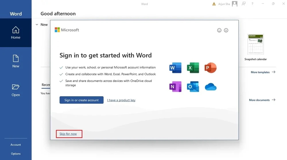Cách cài đặt phiên bản Office miễn phí của Microsoft. Ảnh: BeeBom