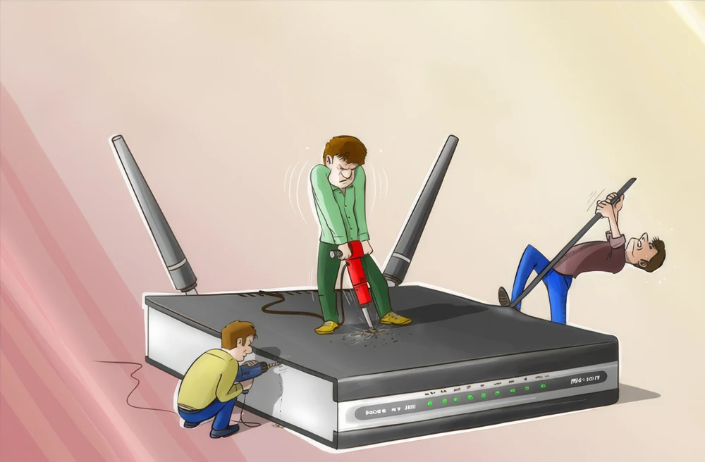 Những dấu hiệu cho thấy router WiFi bị hack.