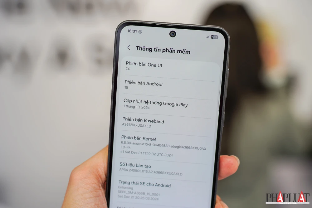 One UI 7 hiện đã có sẵn trên các dòng điện thoại Samsung mới ra mắt. Ảnh: TIỂU MINH
