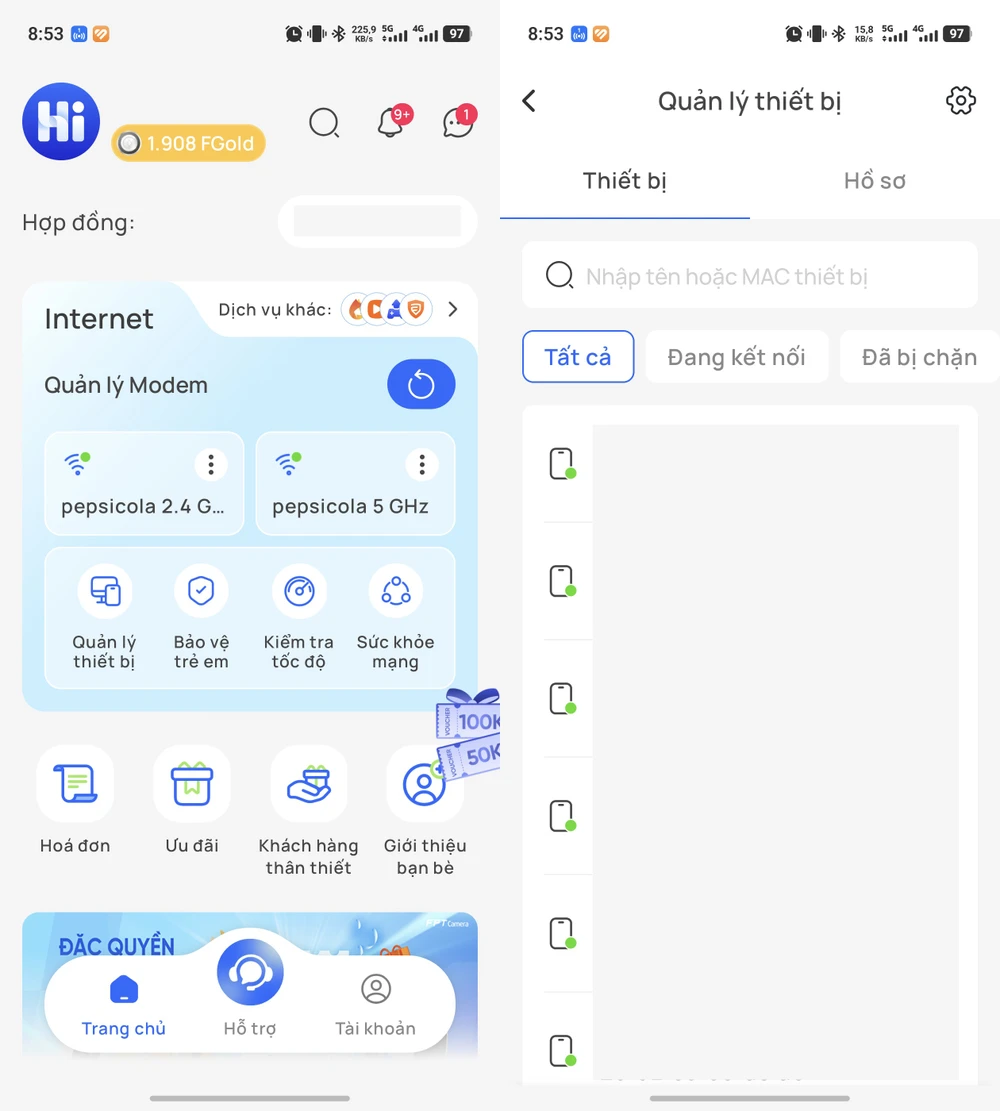 Cách quản lý các thiết bị đang kết nối WiFi trong mạng. Ảnh: MINH HOÀNG
