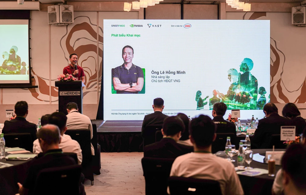 Ông Lê Hồng Minh, Nhà sáng lập kiêm Chủ tịch HĐQT VNG. Ảnh: TIỂU MINH